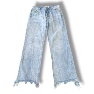 Free People We The Free Maggie Mid Rise Straight Leg Denim Jeans Women’s Size 26